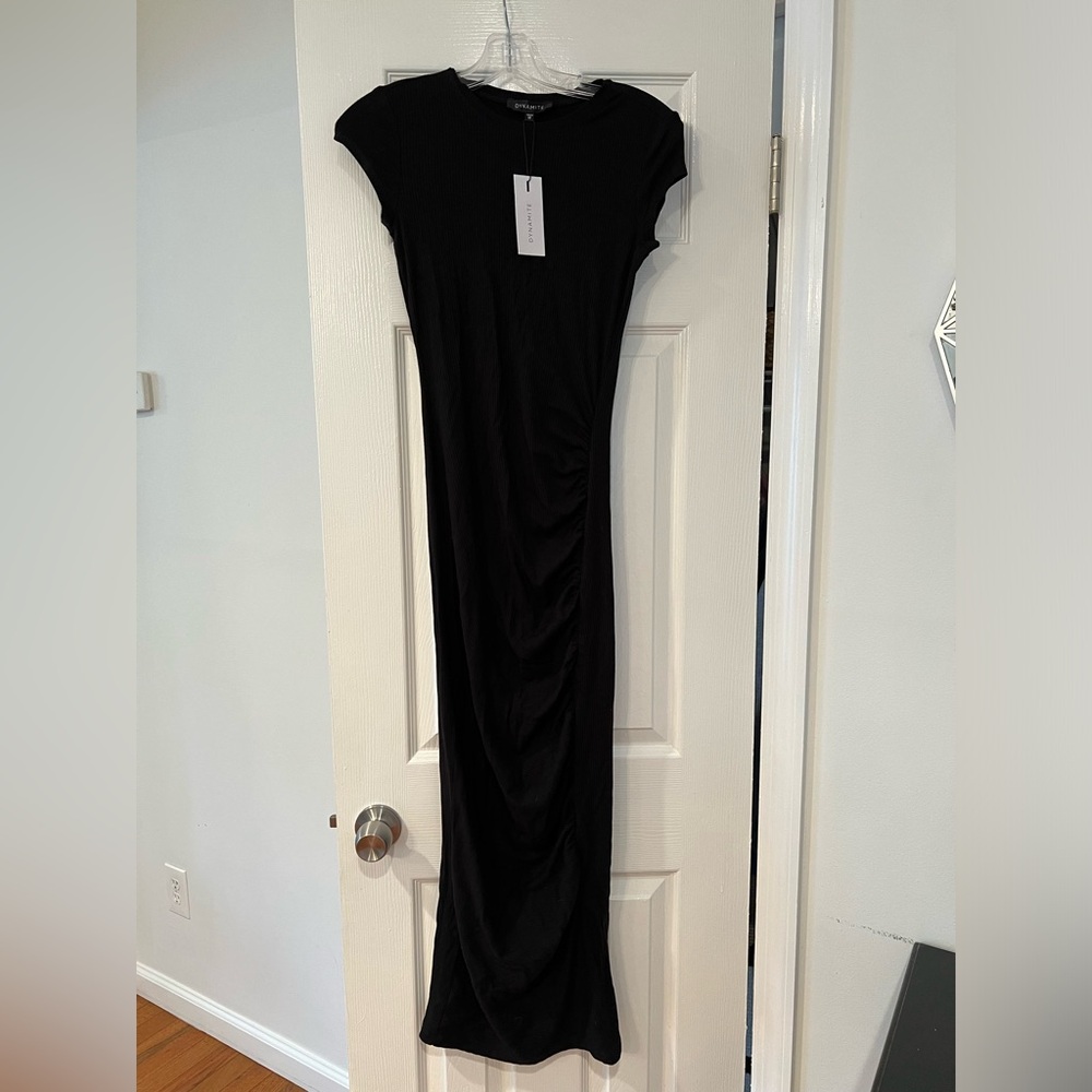 Long black dress xs